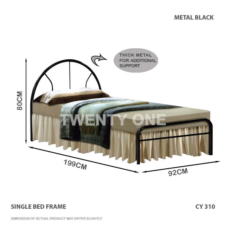 CY-310 METAL BED FRAME 1 B copy